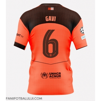 Barcelona Paez Gavi #6 Tricou Fotbal Replică 2025-26 Barbati Treilea